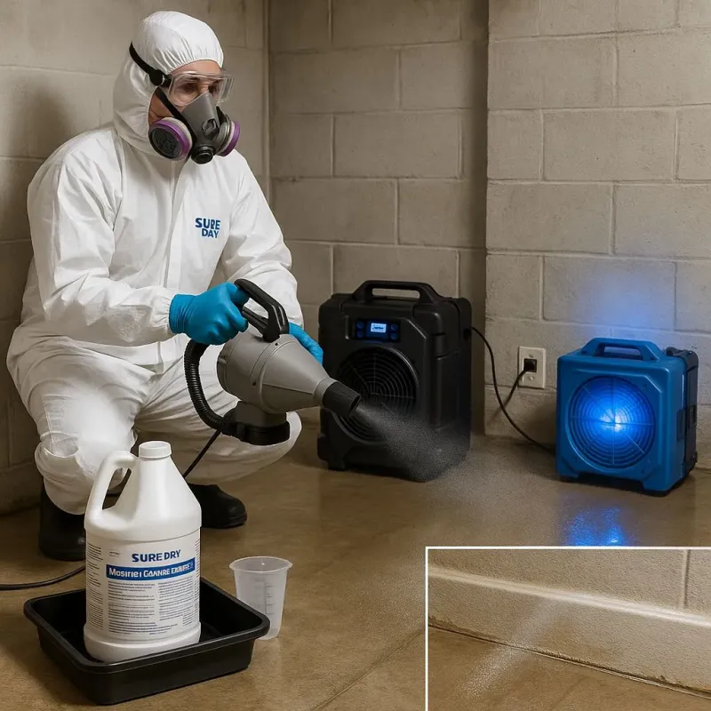 Sanitization and Odor Removal process in Manassas Park, VA